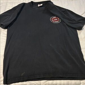 Santa Cruz Skateboards Black Tee with Red Logo